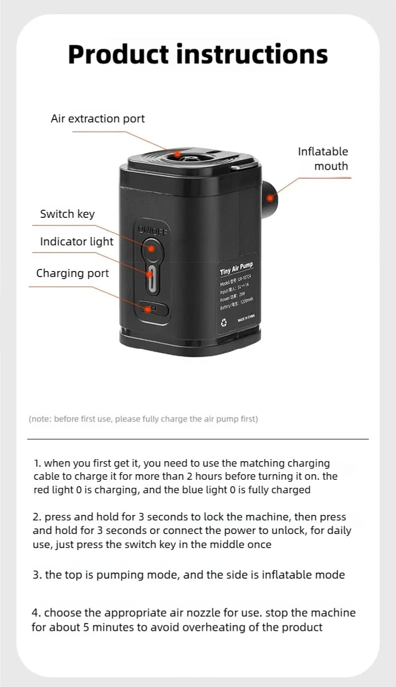 Wireless Inflation Pump