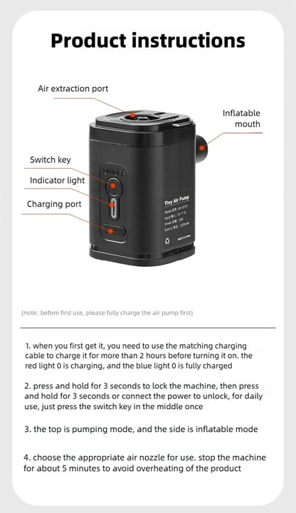 Wireless Inflation Pump
