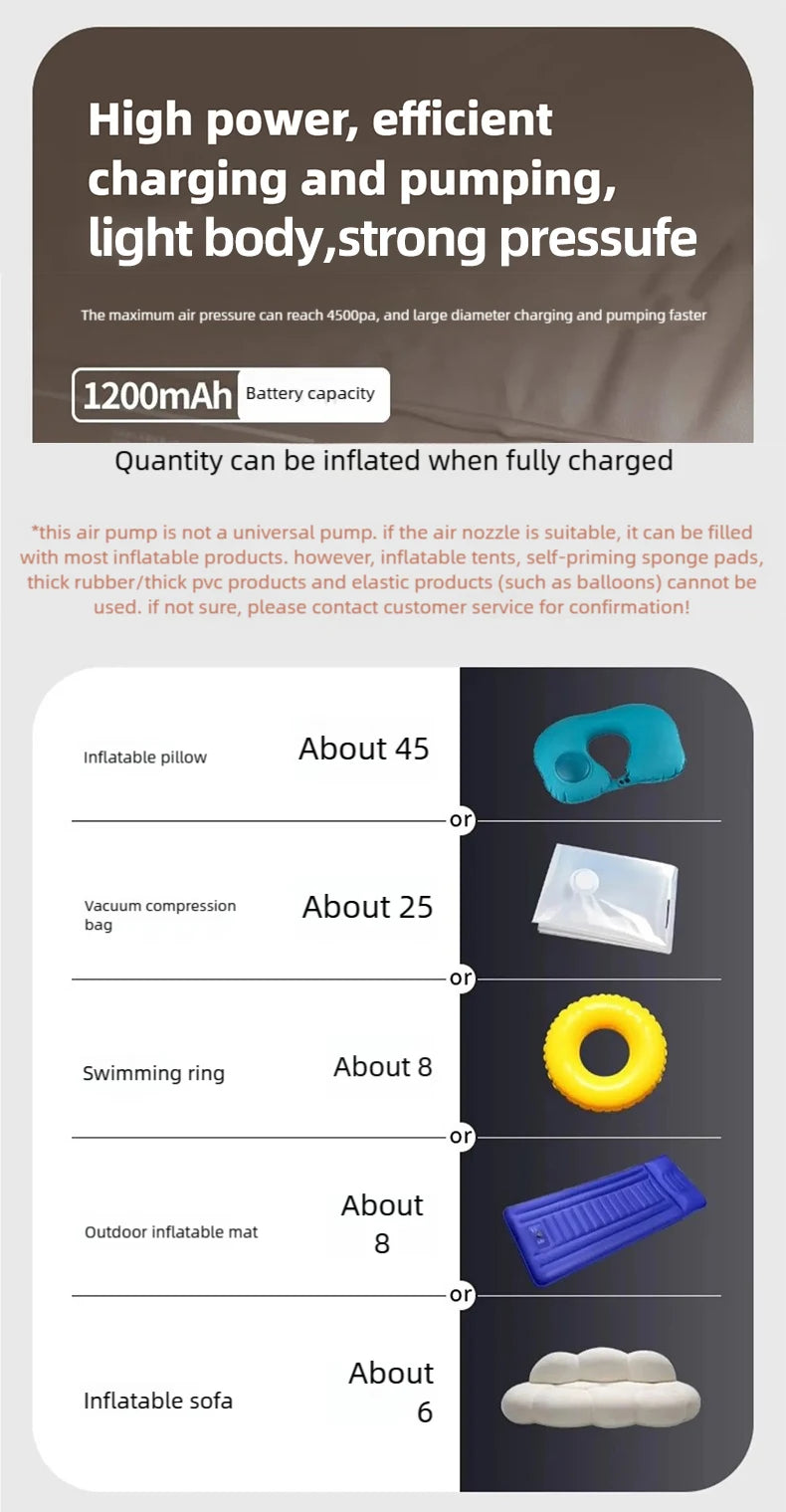 Wireless Inflation Pump